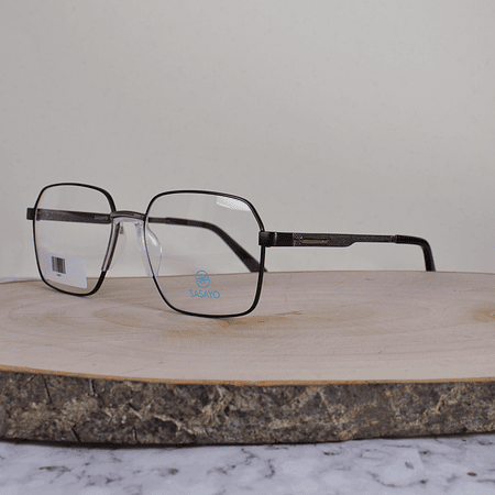 ZEN 52807 C6 Metálica Cuadrada Plateado Verde Flex Brazo Metálico Verde Detallado Terminal Negro