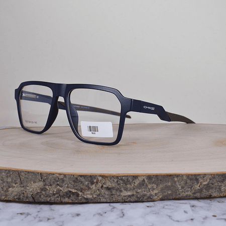 ZEN 7810 C6 Acetato Cuadrada Azul Mate Brazo Acetato Azul Terminal Verde