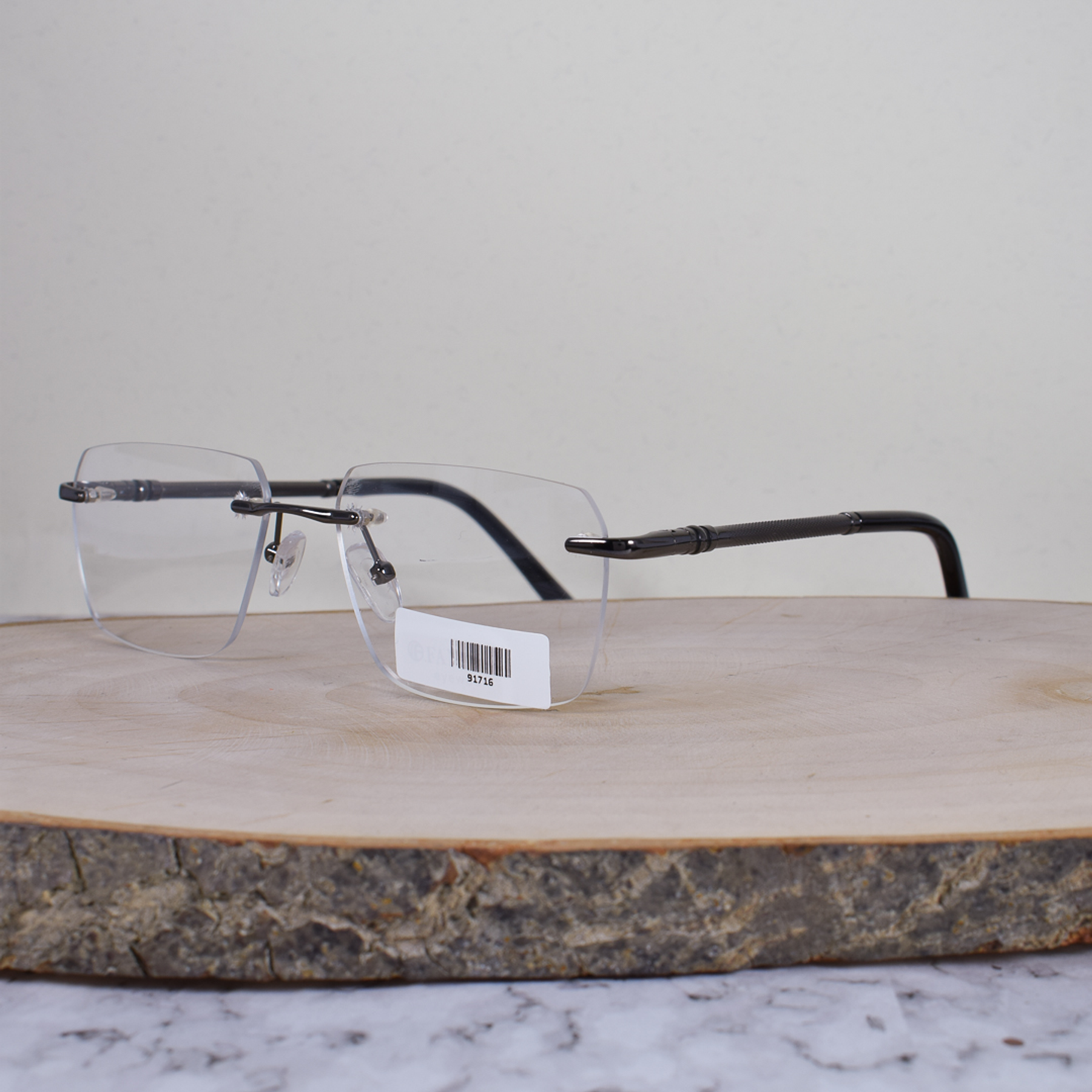 ZEN 91716 C5 Metálica Cuadrada 3 Piezas Gris Oscuro Flex Brazo Detallado Gris Terminal Negro