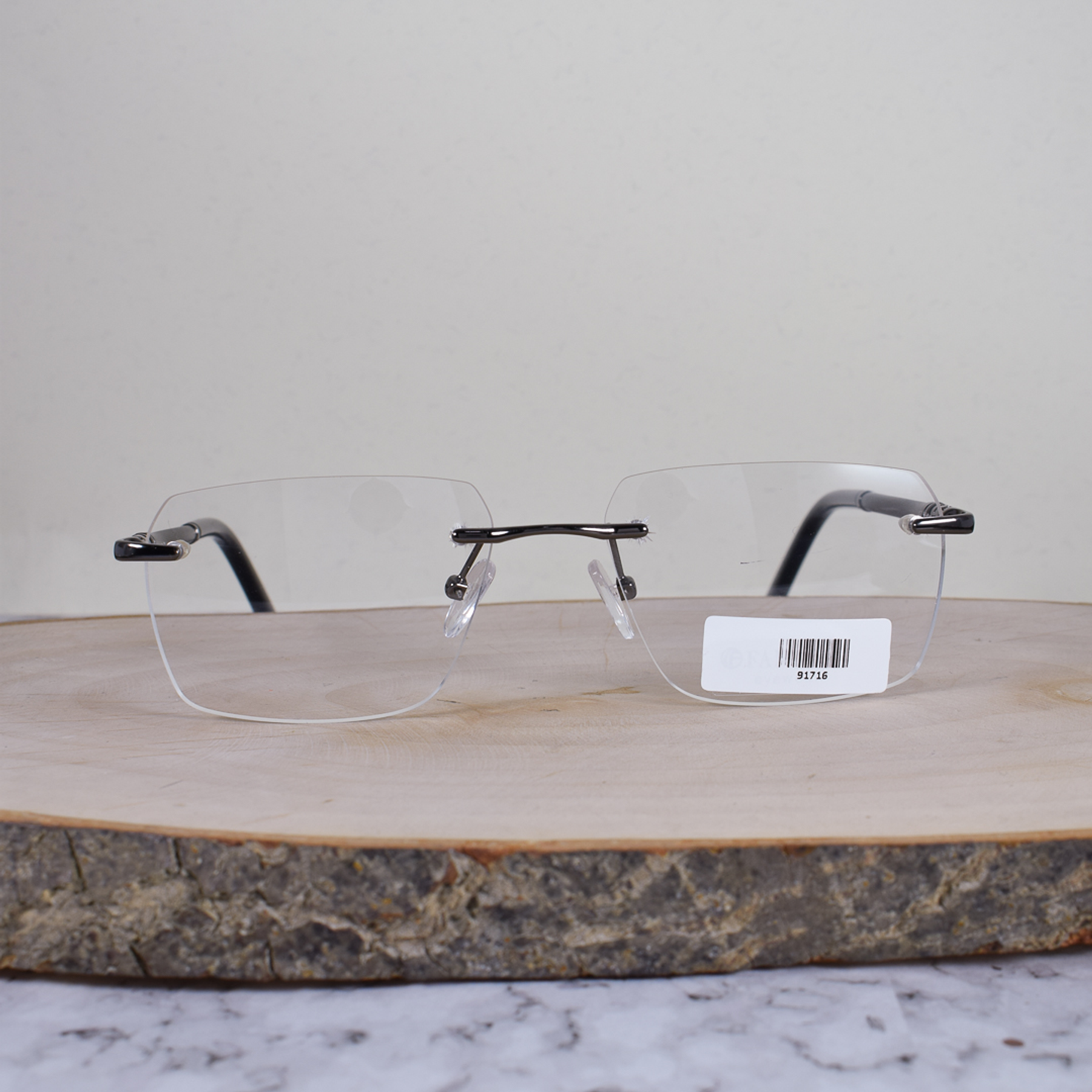 ZEN 91716 C5 Metálica Cuadrada 3 Piezas Gris Oscuro Flex Brazo Detallado Gris Terminal Negro