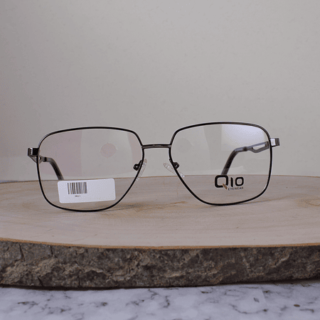 Q10 Q611 C6 Metálica Cuadrada Plateado Verde Flex Brazo Metálico Ornamentado Verde Terminal Negro