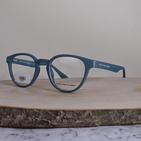 Oakle RB7107 C56 TR90 Redonda Verde Azulado Flex 