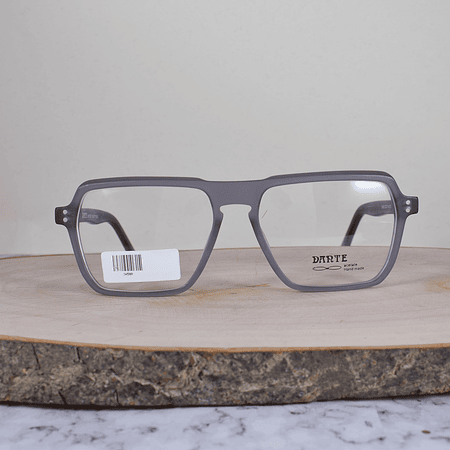 Darte DA588 C5 TR90 Cuadrada Gris Semi Translúcido Flex