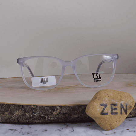 Mutter M5689 C3 TR90 Semi Tranlúcida Flex Brazo Acetato Detallado Terminal Translúcido