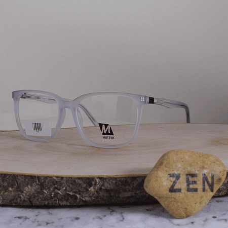 Mutter M5689 C3 TR90 Semi Tranlúcida Flex Brazo Acetato Detallado Terminal Translúcido