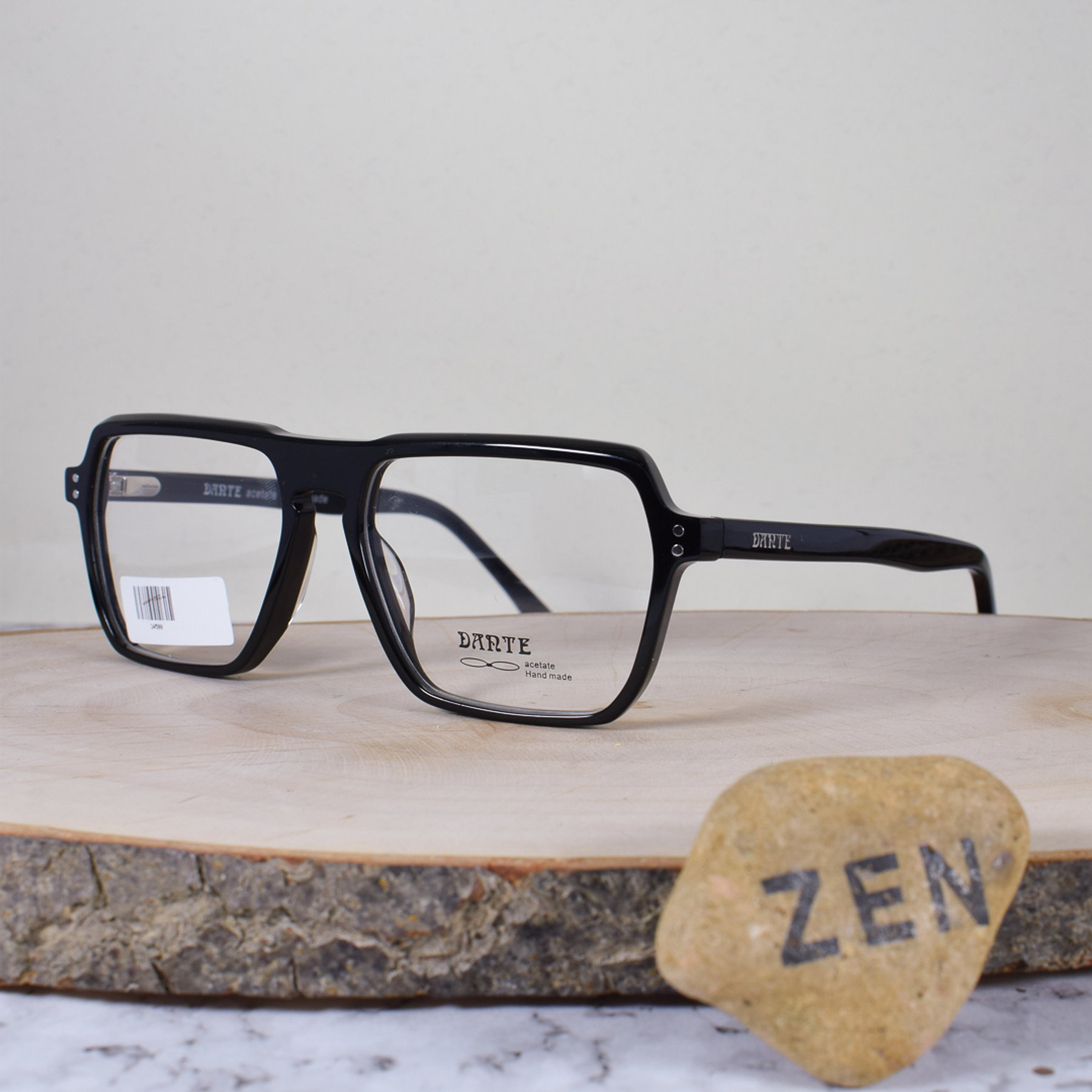 Darte DA588 C2 Cuadrada Acetato Negro Mate Flex 