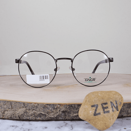 Onor ZG7013 C1 Metálica Redonda Gris Flex Brazo Metálico Detallado Terminal Acetato Negro