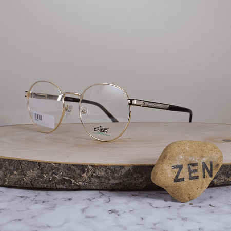 Onor ZG7013 C2 Metálica Redonda Dorada 180 Grados Brazo Metálico Detallado Terminal Acetato Café