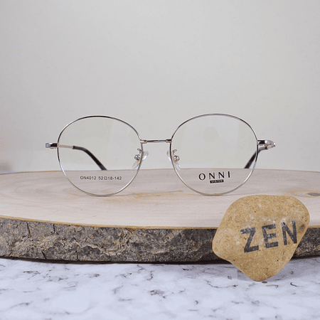 Onni ON4012 C4 Metálica Redonda Plateada Brazo Metálico Terminal Acetato Negro