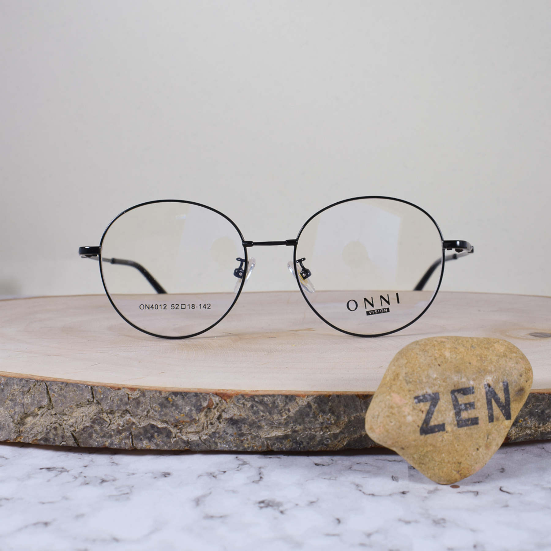 Onni ON4012 C3 Metálica Redonda Negra Brazo Metálico Terminal Acetato Negro