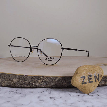 Onni ON4012 C3 Metálica Redonda Negra Brazo Metálico Terminal Acetato Negro