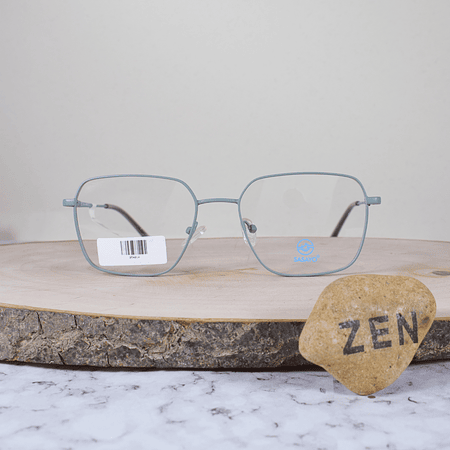 ZEN B54014 C5 Metálica Cuadrada Verde Menta Flex Brazo Metálico Terminal Acetato Verde Translúcido