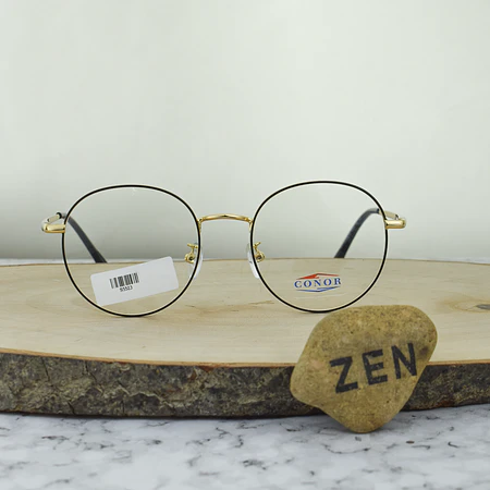 Conor S5523 Metalica Redonda Dorado Negro Brazo Flex 