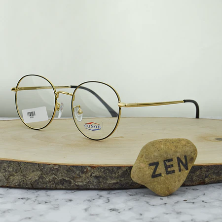 Conor S5523 Metalica Redonda Dorado Negro Brazo Flex 