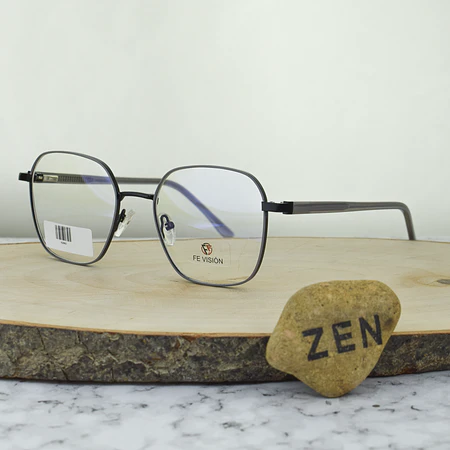 Fe Visión 82002 C4 Metalica Semi Hexagonal Gris Mate Brazo Flex Tr90 