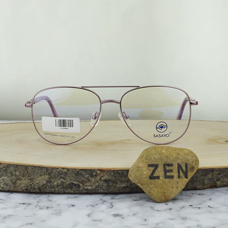 ZEN COT230601 C5 Aviador Mujer Lila Cromado Brazo Recubierto TR90  