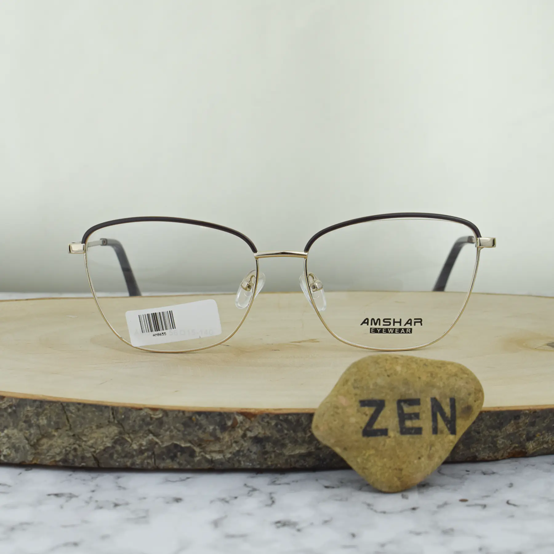 Amshar AM8655 C4 Metálica Bicolor Dorado Café Brazo Flex