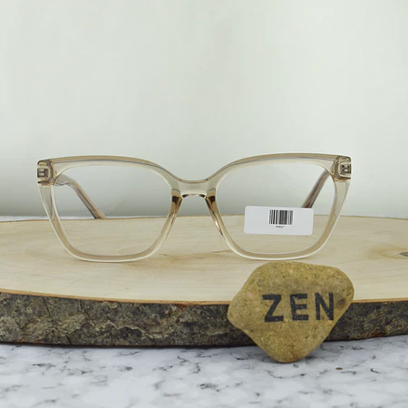 ZEN 83627 C3 TR90 Agatada Nude Traslucido Brazo Flex Detalles Dorados