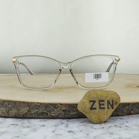 ZEN 82300 C7 TR90 Agatada Traslucido Nude Brazos Flex Dorados 