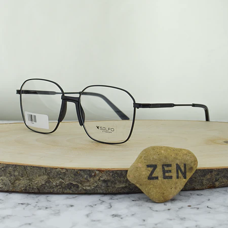 Silfo HT8804 C1Metalica Hexagonal Negro Brillante Puente Anatomico Brazo Flex