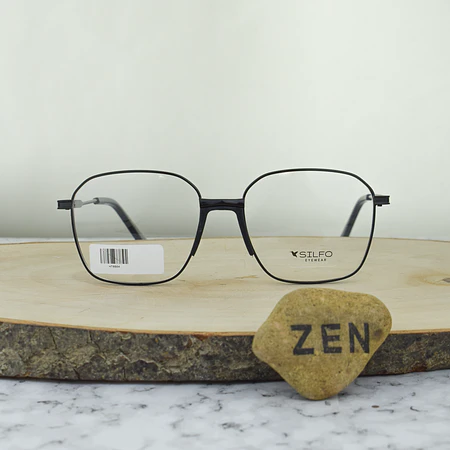 Silfo HT8804 C1Metalica Hexagonal Negro Brillante Puente Anatomico Brazo Flex