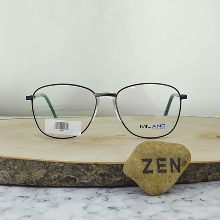 Milano MI599 C4 Metalica Semi Cuadrada Azul Oscuro Mate Brazo Flex 