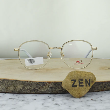 Idor 119174 C2 TR90 Redonda Blanca Brazo Flex Dorado Negro Blanco