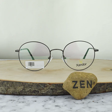 Xandor X2627 Titanio Redonda Gris Oscuro Brazo Flex