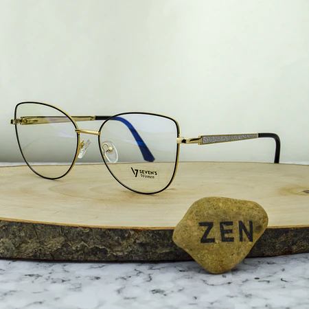 Sevens 91321 C5 Metálica Agatada Dorado Negro Brazo Flex