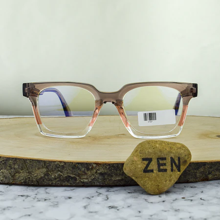 ZEN 97727 COL2 Acetato Cuadrada Gris Rosa Transparente Brazo Flex