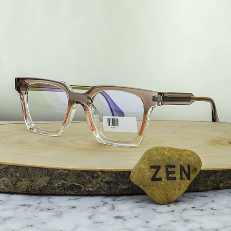 ZEN 97727 COL2 Acetato Cuadrada Gris Rosa Transparente Brazo Flex