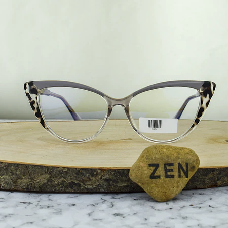 ZEN 81051 C3 TR90 Agatada Animal Print Transparente Gris