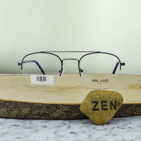 Milano MI1114 C4 Doble Puente Ovalada Al Aire Azul Dorado Brazo Flex