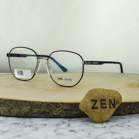 Milano MI593 C4 Metalica Hexagonal Azul Puente Anatomico Brazo Flex