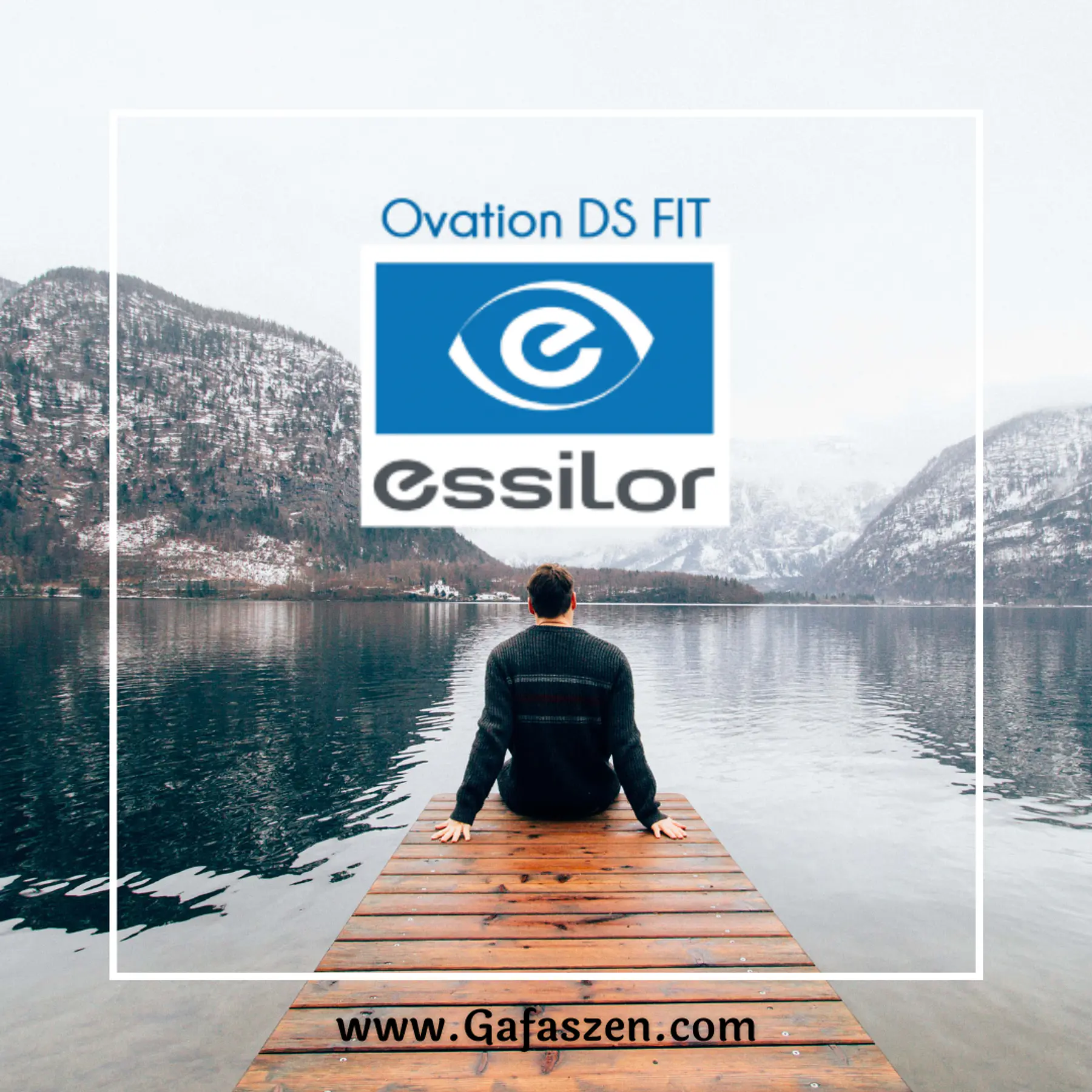 Progresivo OVATION DS Tránsitions Style Mirror Azul Vibrante 