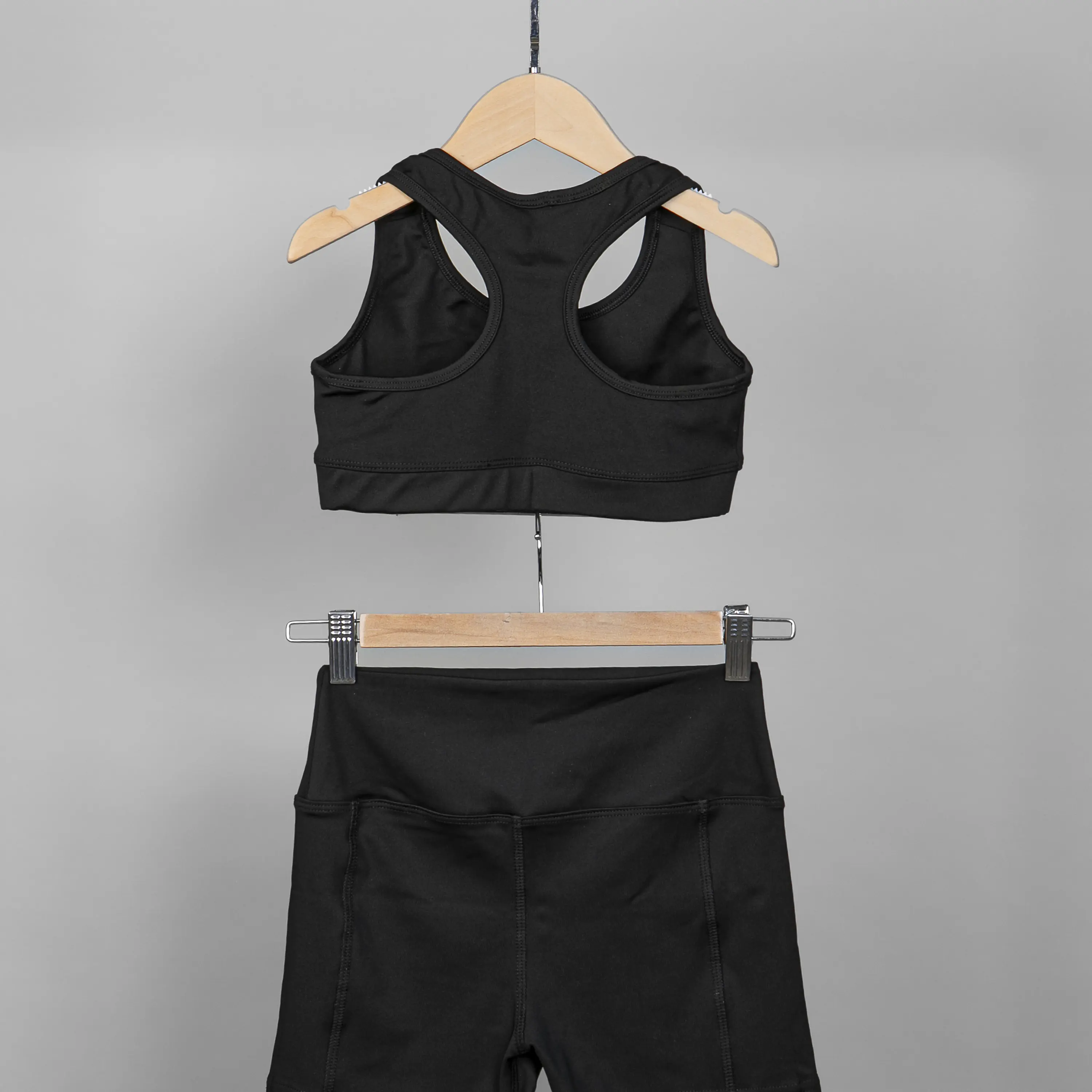 Calza Deportiva Corta Niña Negra 4