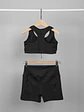 Calza Deportiva Corta Niña Negra - Miniatura 4