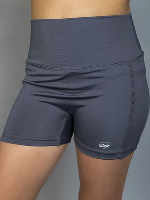 Calza Deportiva Corta Niña Azul Piedra