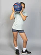 Polera Deportiva Manga Corta Niña Verde Menta - Miniatura 3