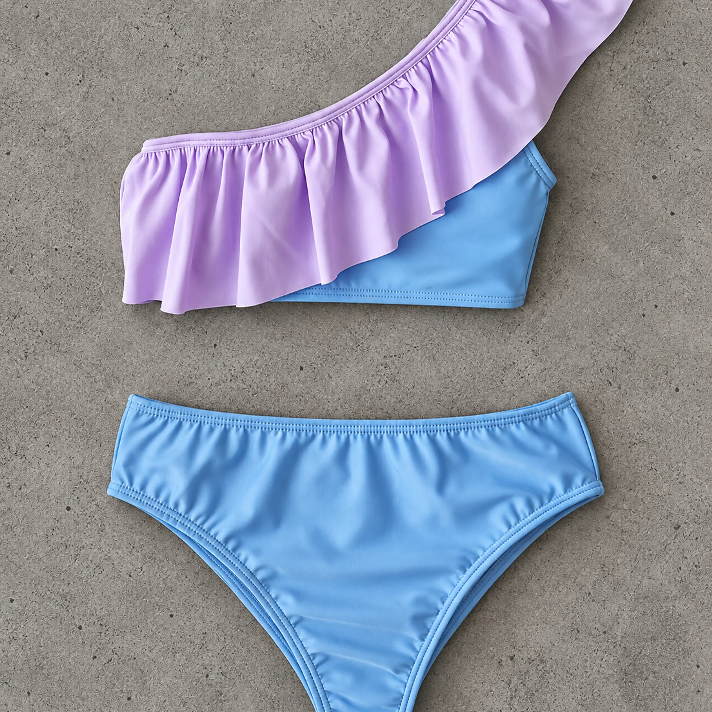 Bikini de un Hombro Niña Clara 1