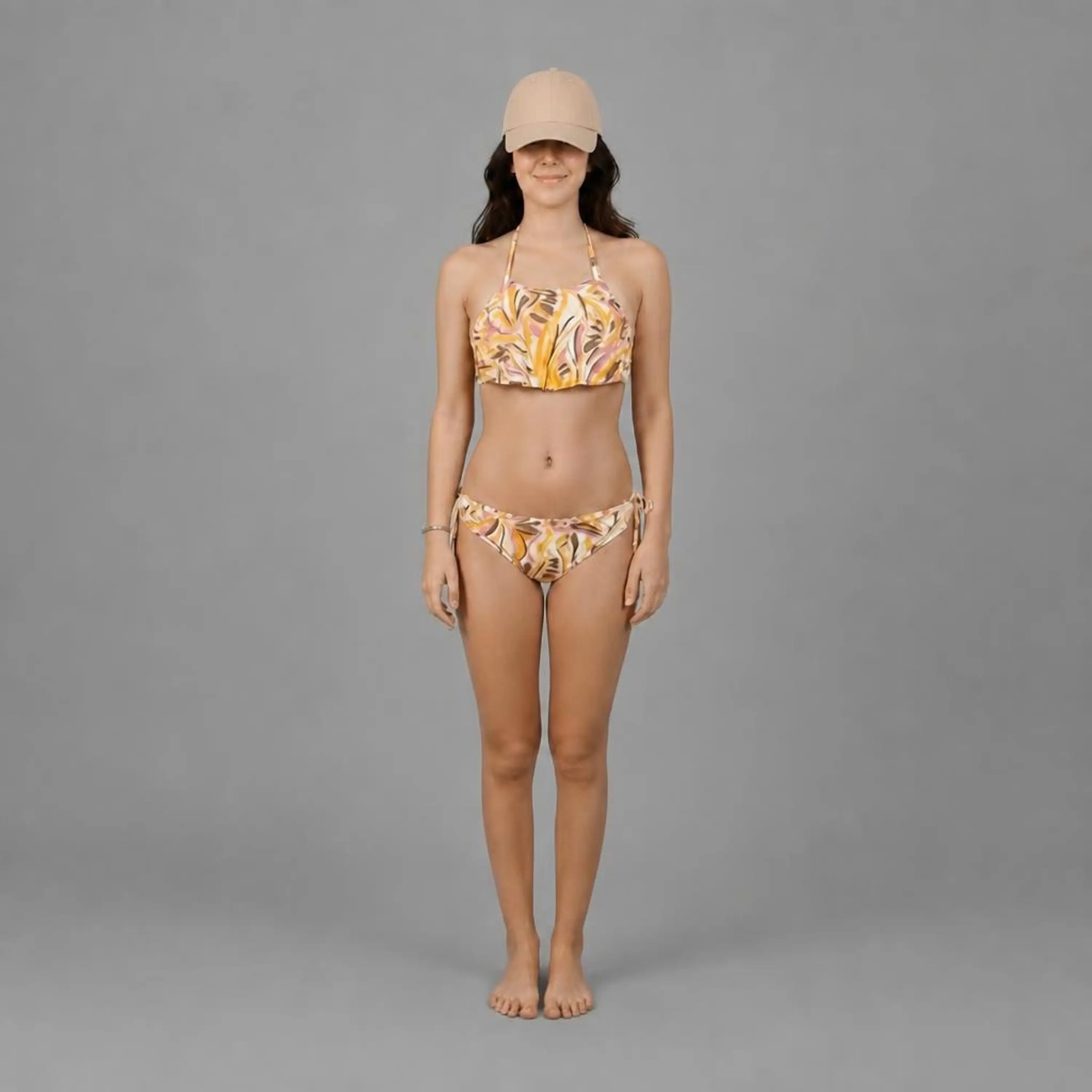 Bikini Niña con Vuelo Estampado Emma 1