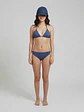 Bikini Triangulo Azul Piedra Texturado Lucia - Miniatura 1
