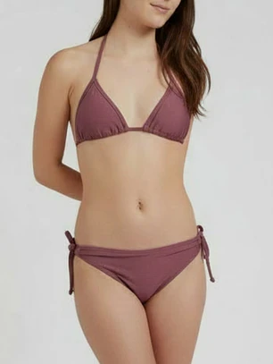 Bikini Triangulo Dark Cherry Texturado Lucia