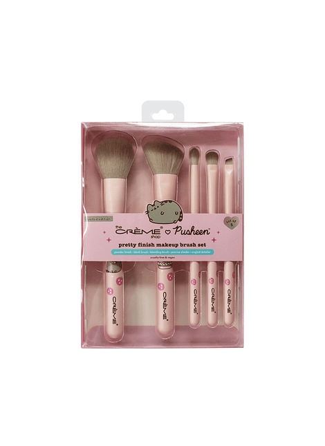 Set Brochas Rostro Pusheen x The Creme Shop