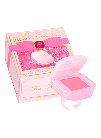 Brillo Labial Too Faced Bauble Gloss Ring - Efecto Radiante