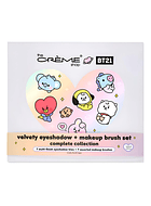 Set Sombras + Brochas Bt21 Edición Limitada The Creme Shop Lila