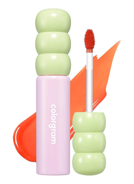 Tinta Labios Fuity Glass 01 Flashing Apricot Colorgram Rosa