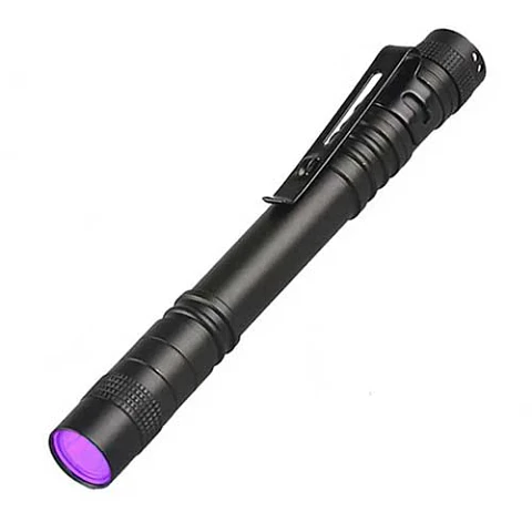 Linterna UV Recargable 395 nm Profesional