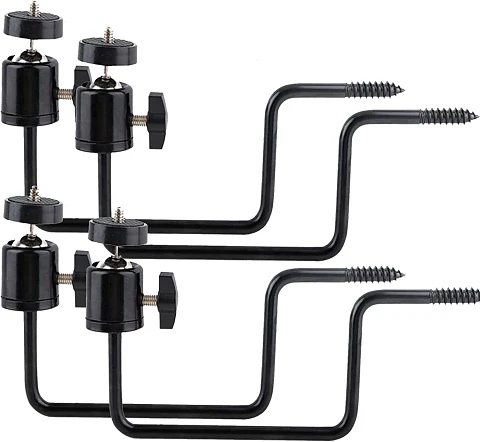 Montura metálica ajustable para árbol o poste
