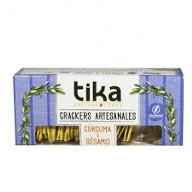 Tika Crackers Cúrcuma & Sésamo 140 Grs